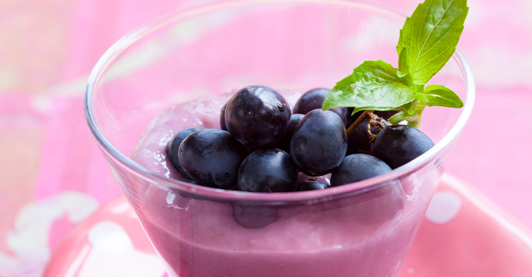 Mousse de Uva com Suco Integral